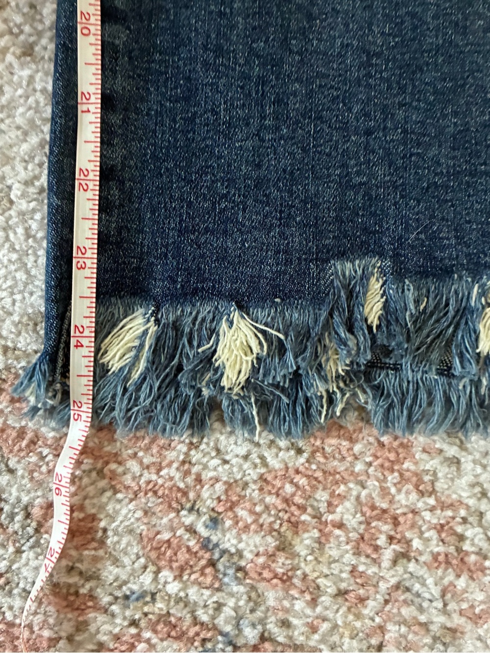 Risen Los Angeles Distressed Blue Denim Jeans Size 15 Comfy - Picture 5 of 7